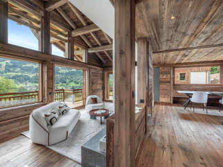 Experience the epitome of rustic luxury in this stunning chalet.