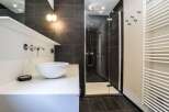 Step into modern luxury with this stunning bathroom.