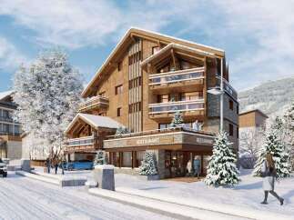 Experience luxury living in this stunning mountain chalet, perfect for a winter getaway.