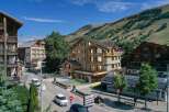 Discover a stunning property nestled in a picturesque mountain setting.