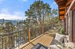 Enjoy breathtaking mountain views from this stunning deck.