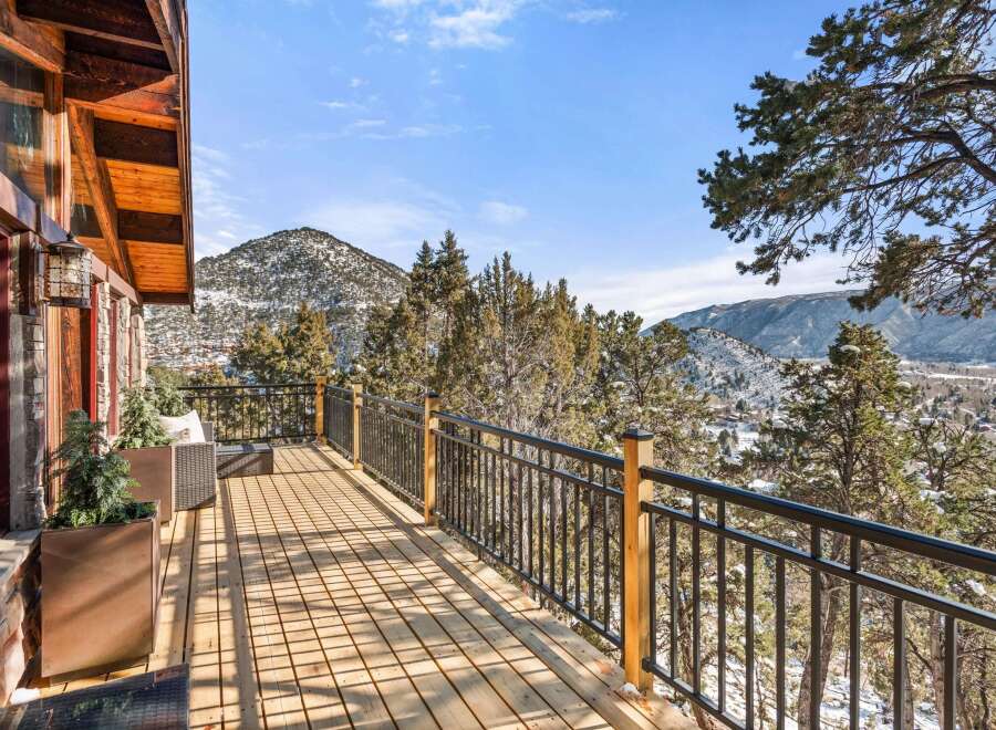 Enjoy breathtaking mountain views from this stunning property.