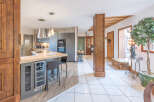 This stunning property boasts a beautifully designed kitchen with modern appliances and ample counter space, perfect for culinary enthusiasts.