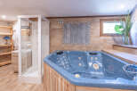 Relax and unwind in this luxurious spa-like bathroom.