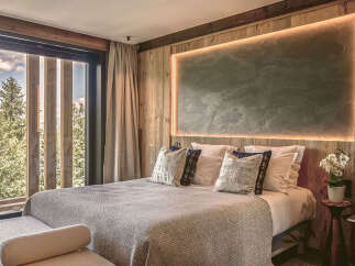 Experience the epitome of luxury in this stunning bedroom.
