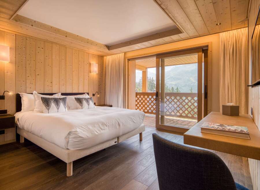 Experience luxury and comfort in this stunning bedroom.