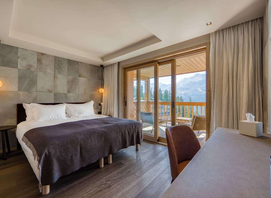 Experience luxury and tranquility in this stunning bedroom.
