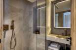 Step into luxury with this stunning bathroom design.