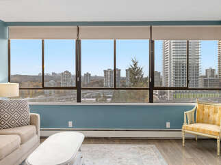 Enjoy breathtaking city views from this stunning condo.