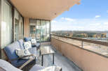 Enjoy breathtaking views from this stunning balcony.