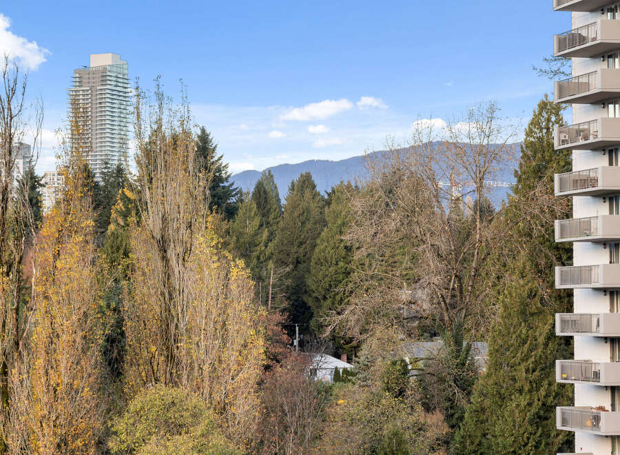 Enjoy stunning views from this modern condo, ideally situated near lush greenery and mountain vistas.