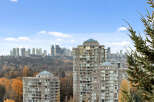 Discover stunning city views from this modern high-rise apartment.
