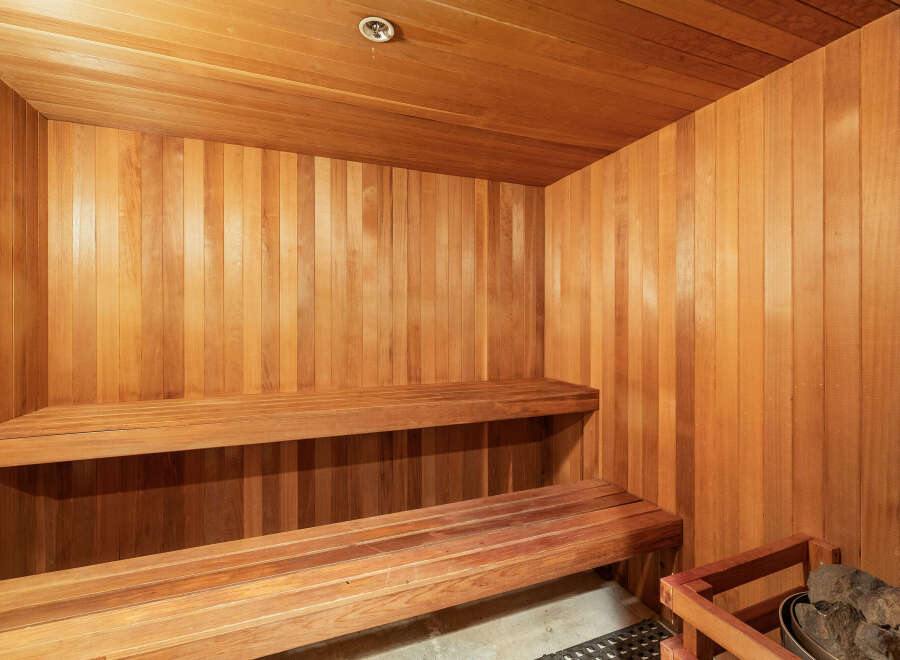 Step into relaxation with this luxurious sauna, a perfect addition to any home.