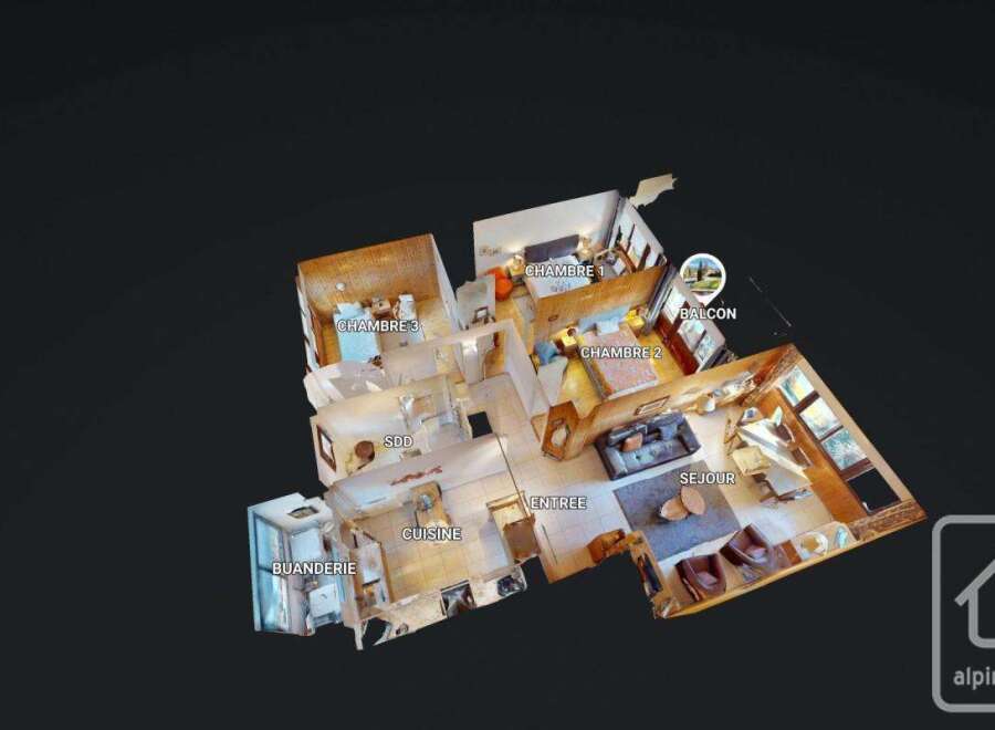 Discover this stunning property featuring three bedrooms, a modern kitchen, and a cozy living area.