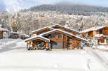 Experience the epitome of luxury living in this stunning chalet nestled amidst a winter wonderland.