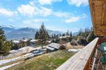 Experience breathtaking mountain views from this stunning property.