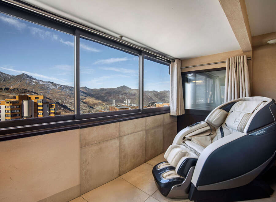 Enjoy breathtaking mountain views from this luxurious property.