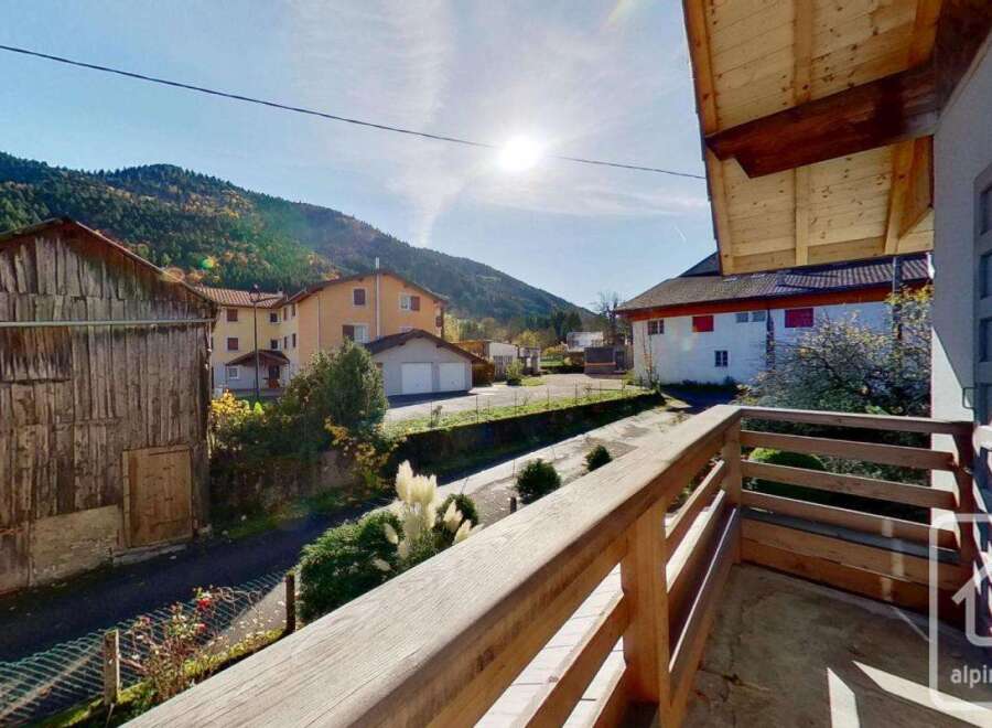 Enjoy breathtaking mountain views from this charming property.