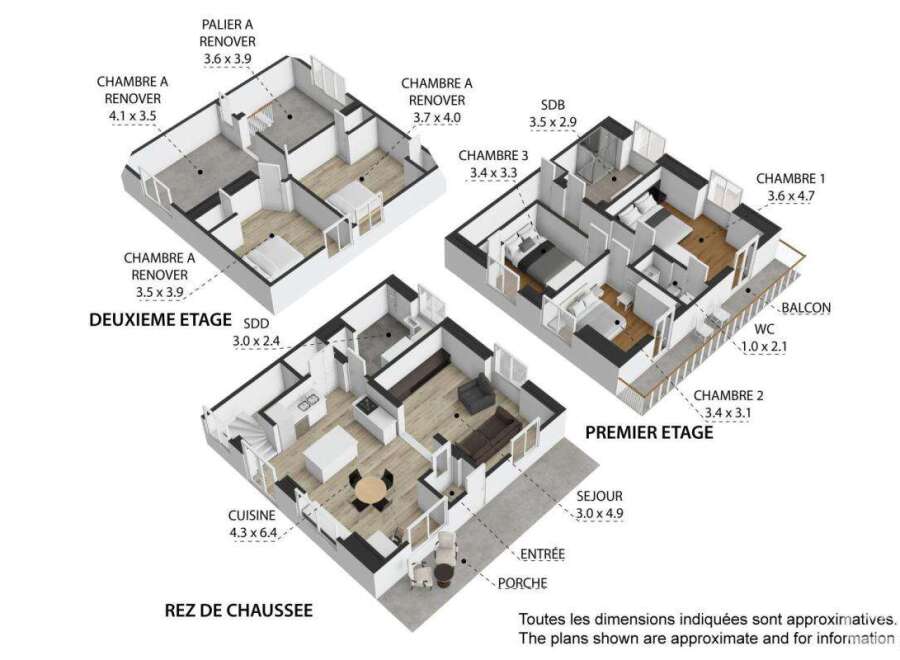 Discover this stunning multi-level property, featuring a spacious kitchen, cozy living areas, and multiple bedrooms perfect for families.