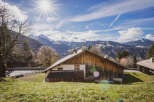 Nestled amidst the breathtaking Swiss Alps, this charming chalet offers a serene escape.