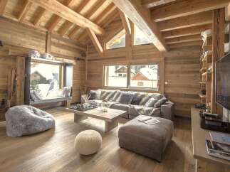 Experience the epitome of rustic luxury in this stunning chalet.