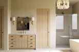 Step into luxury with this stunning bathroom design.