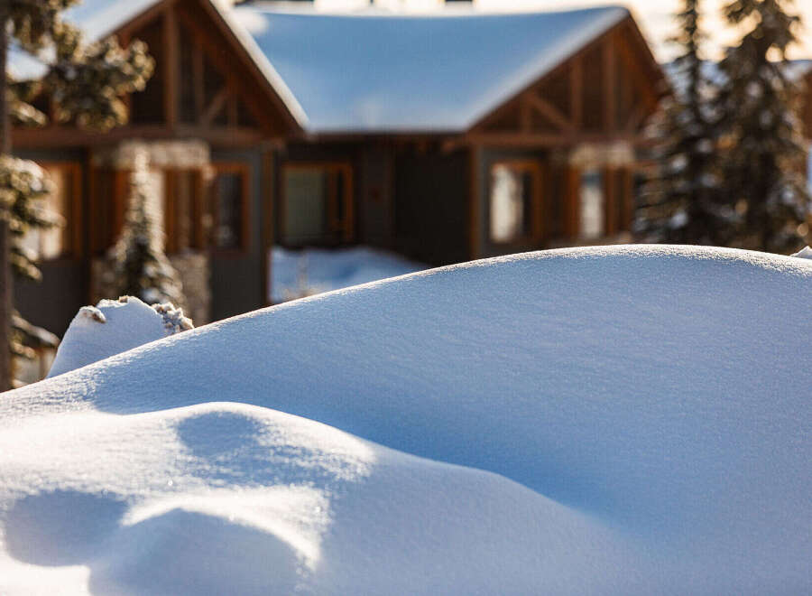 Experience the charm of this stunning property nestled in a winter wonderland.