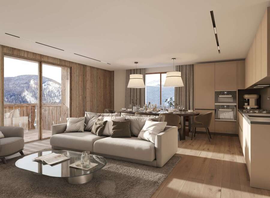 Experience luxury living in this stunning property, featuring a modern open-plan design.