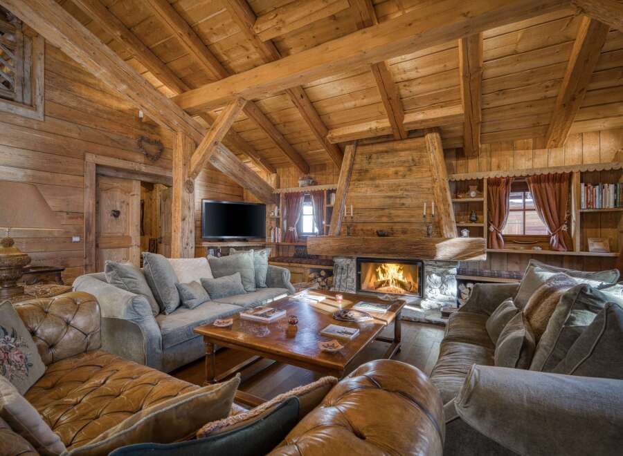 Experience the warmth and charm of this stunning wooden chalet, perfect for a cozy retreat.