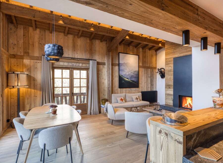 Experience the epitome of rustic luxury in this stunning chalet.