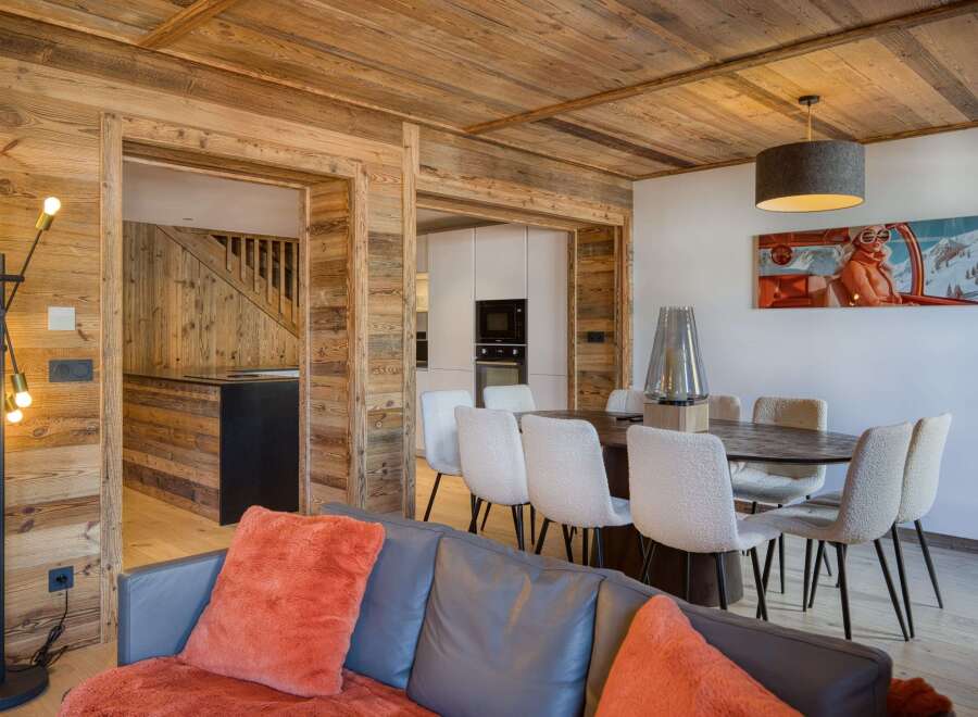 Experience the warmth of this stunning property, featuring exquisite wooden accents throughout.