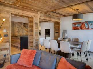 Experience the warmth of this stunning property, featuring exquisite wooden accents throughout.