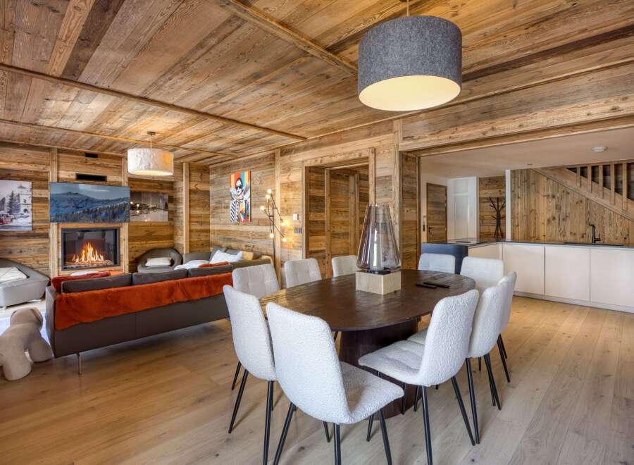 Experience the epitome of alpine luxury in this stunning chalet.