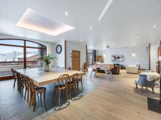 This stunning property boasts a spacious open-plan living area, perfect for entertaining and relaxation.