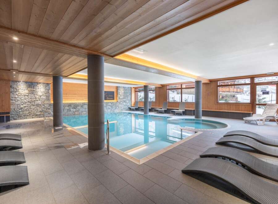 Indulge in luxury at this stunning property featuring a serene indoor pool.