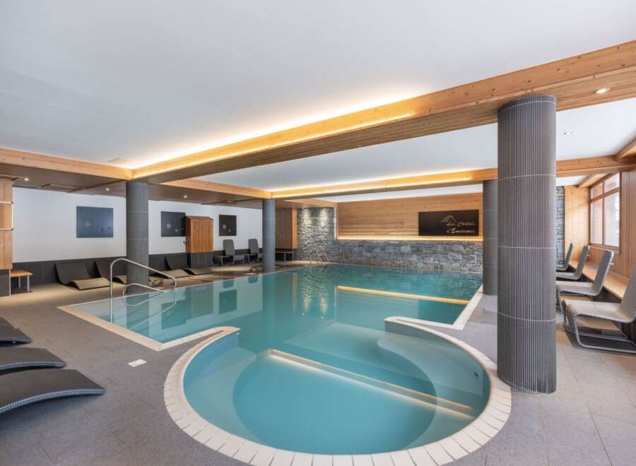 Discover the epitome of luxury and relaxation in this stunning indoor pool.