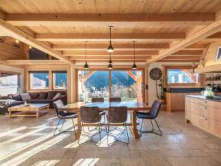 Step into luxury with this stunning property featuring a spacious open-plan living area.