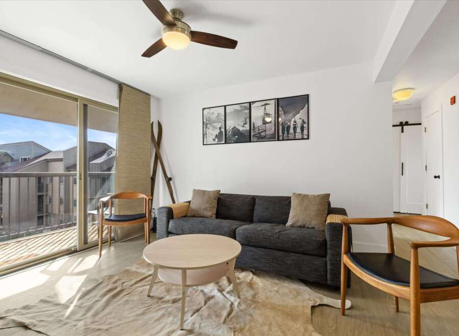 Step into this stylish living space, perfect for relaxation and entertaining.