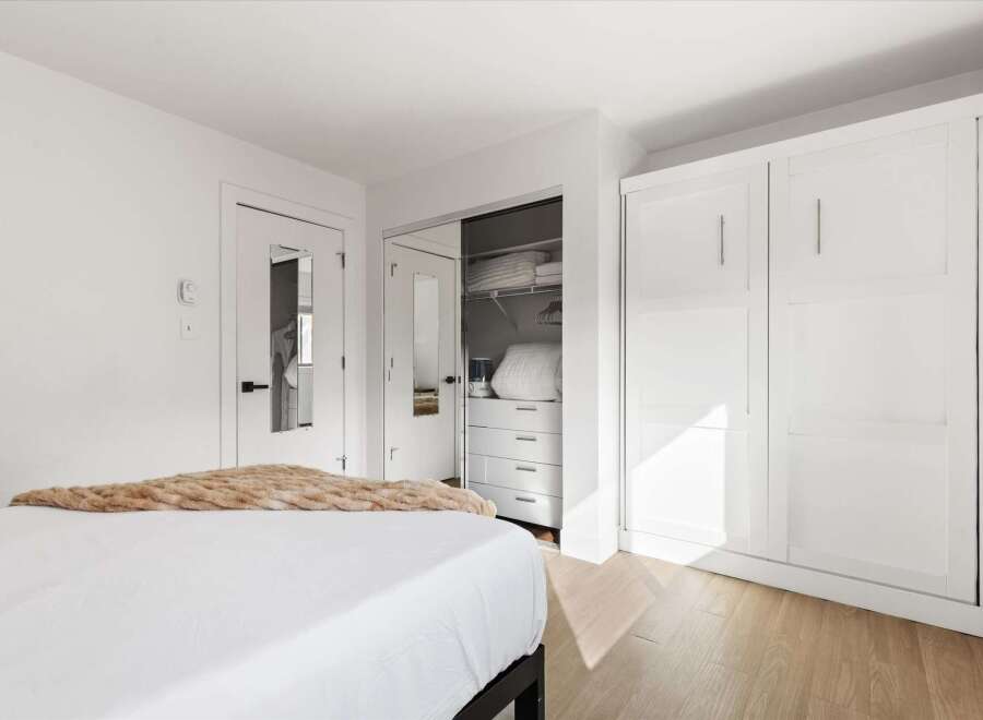 Discover the epitome of modern living in this stunning bedroom.