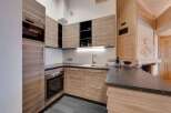 This stunning kitchen boasts modern design and functionality, perfect for culinary enthusiasts.