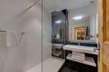 Step into luxury with this modern bathroom design.