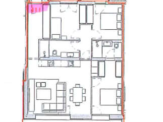 Discover the perfect layout for your dream home! This floor plan showcases a well-designed space with multiple bedrooms, a modern kitchen, and a comfortable living area.