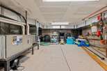 This image showcases a well-maintained basement, perfect for storage or potential renovation.