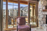 Enjoy breathtaking mountain views from this cozy retreat.