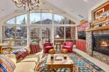 Experience the epitome of luxury living in this stunning property, boasting breathtaking mountain views through expansive windows.