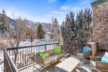 Enjoy breathtaking mountain views from this stunning outdoor space.