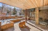 Step into luxury with this stunning outdoor space, perfect for enjoying the beauty of nature.