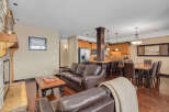 This stunning property boasts a spacious open-concept living area, perfect for entertaining.