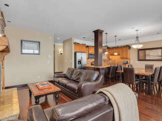 This stunning property boasts a spacious open-concept living area, perfect for entertaining.