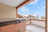 Enjoy the ultimate relaxation in this stunning property featuring a private hot tub, perfect for unwinding after a day on the slopes.